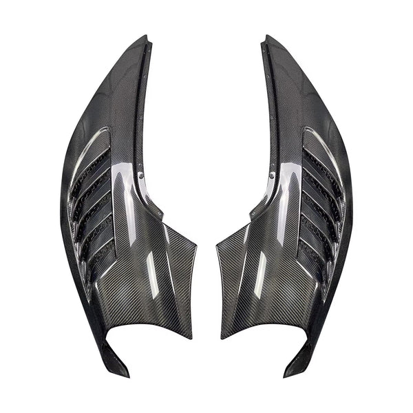 V Style Carbon Fiber Front Side Fenders - McLaren 720S