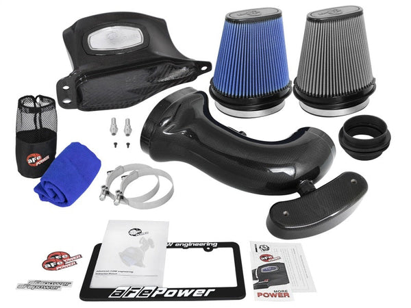 aFe Momentum Black Series Carbon Fiber Intake System P5R 14-17 Chevy Corvette 6.2L (C7)