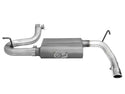 aFe Scorpion 2-1/2in Alum Steel Axle-Back Exhaust w/Polished Tip 07-18 Jeep Wrangler JK V6-3.6/3.8L