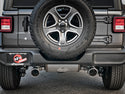 aFe Rebel Series 2.5in 409 SS Cat-Back Exhaust w/ Polished Tips 18-19 Jeep Wrangler (JL) V6 3.6L