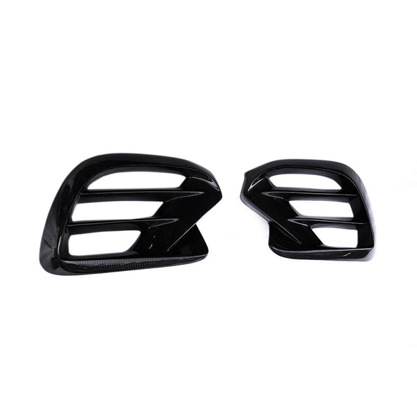 BRS Style Carbon Fiber Fog Lamp Grilles - Mercedes Benz C167 GLE Class