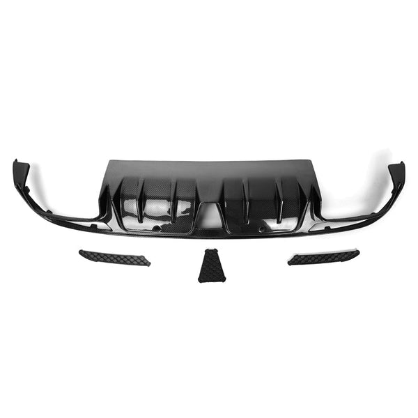 BRS Style Carbon Fiber Rear Diffuser - Mercedes Benz W205 C-Class