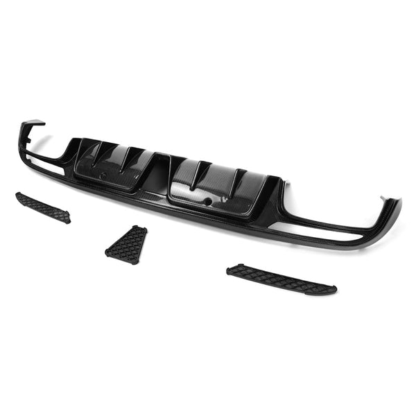 BRS Style Carbon Fiber Rear Diffuser - Mercedes Benz W205 C-Class