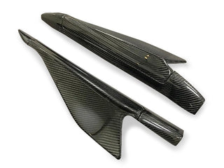 C Style Carbon Fiber Side Skirt Winglets - Audi R8 V10 Type 4S