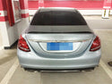 C63 Style Carbon Fiber Trunk Spoiler - Mercedes Benz W205 C-Class