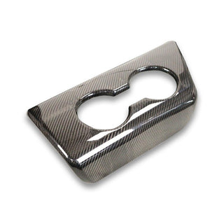 Carbon Fiber Armrest Console Cup Holder Cover - Toyota A90 Supra