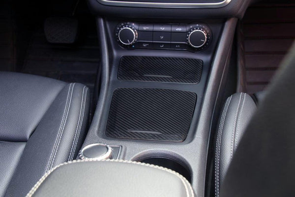 Carbon Fiber Center Console Storage Box Cover - Mercedes Benz CLA-Class / GLA-Class / A-Class