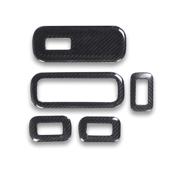 Carbon Fiber Door Window Switch Covers - Mercedes Benz W177 A-Class & W118 CLA-Class