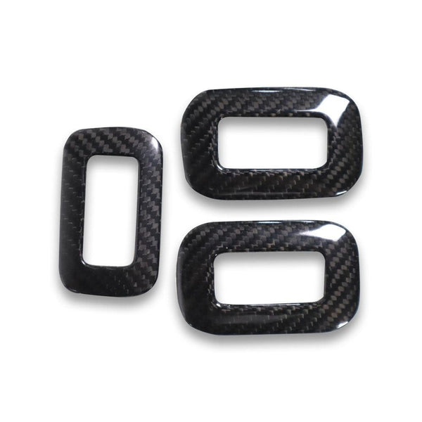 Carbon Fiber Door Window Switch Covers - Mercedes Benz W177 A-Class & W118 CLA-Class