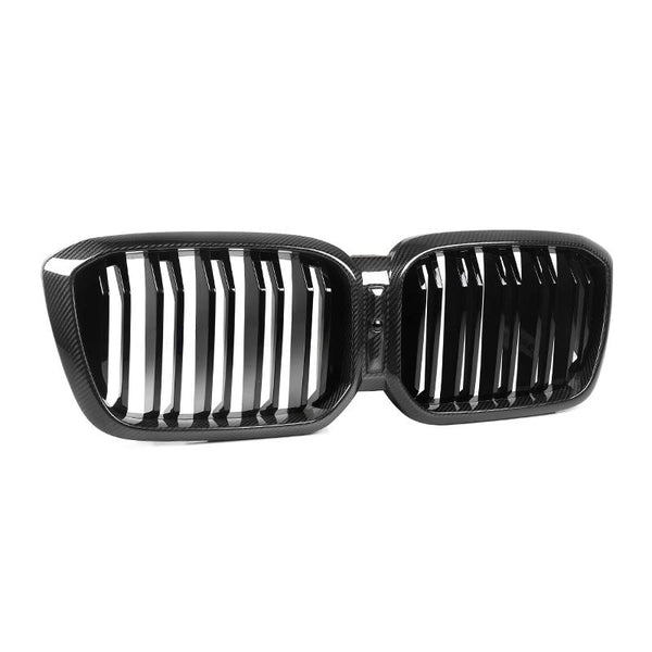 Carbon Fiber Dual Slat Grilles - BMW G01 X3 LCI & G02 X4 LCI