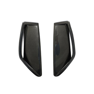 Carbon Fiber Front Bumper Air Vent Trims - Audi RS6 / RS7