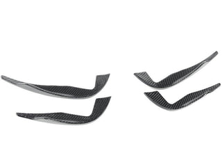 Carbon Fiber Front Bumper Canards - Audi MK3 TTRS