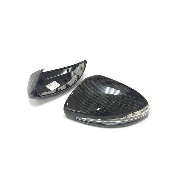 Carbon Fiber Mirror Cap Set - Mercedes Benz W205 C Class, W213 E Class, W222 S Class, & X253 GLC