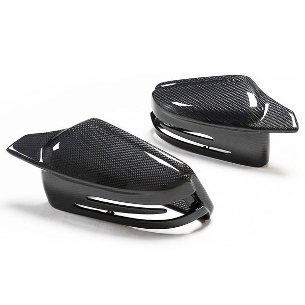 Carbon Fiber Mirror Cap Set - Mercedes Benz W212 E-Class & W204 C-Class