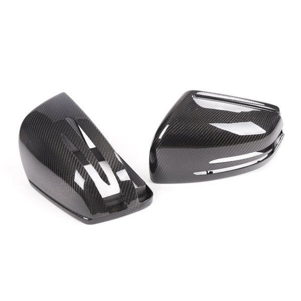 Carbon Fiber Mirror Cap Set - Mercedes Benz W463 G Class, W166 GLE Class, & X166 GLS Class