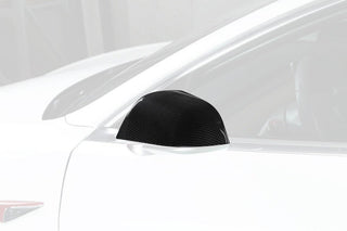 Carbon Fiber Mirror Cap Set - Tesla Model 3