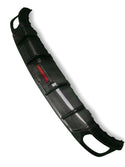 Carbon Fiber Rear Diffuser With LED Light - Audi SQ8 / Q8 S Line