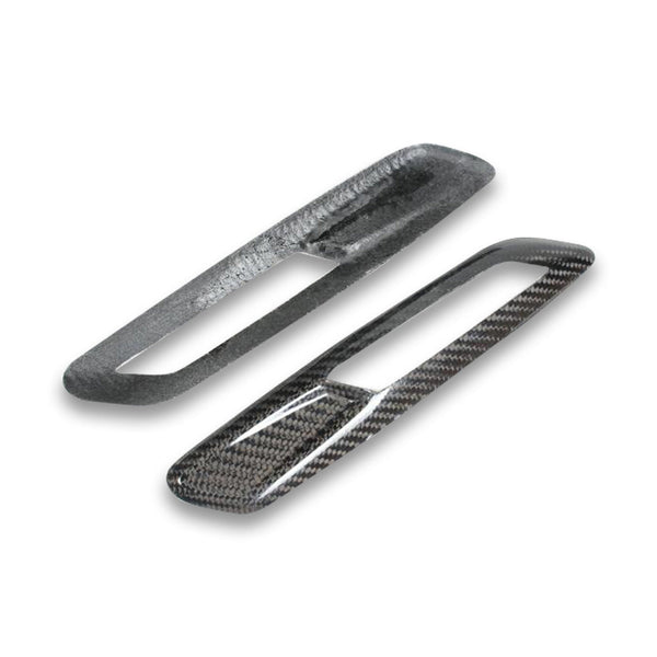 Carbon Fiber Side Fender Vent Trims - BMW F10 5 Series