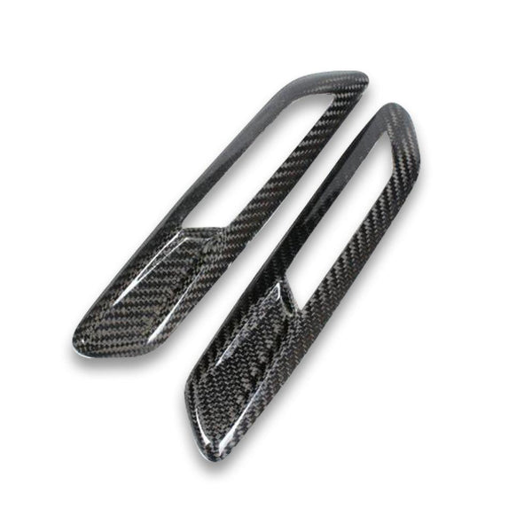 Carbon Fiber Side Fender Vent Trims - BMW F10 5 Series