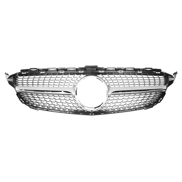 Diamond Front Grille - Mercedes Benz W205 C-Class