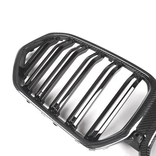 Dual Slat Carbon Fiber Front Grilles - BMW F95 X5M