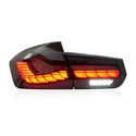 GTS Smoked Clear LED Taillights - BMW F80 M3 & F30 3 Series