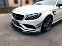 GTS Style Carbon Fiber Front Lip - Mercedes Benz W205 C63 AMG C-Class