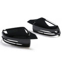 Gloss Black Mirror Cap Set - Mercedes Benz W212 E-Class & W204 C-Class