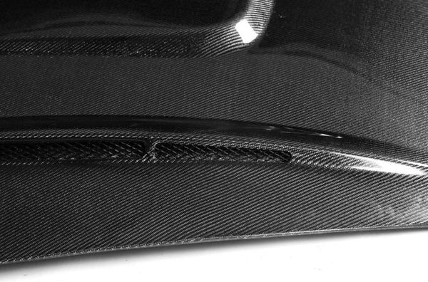 HM Style Carbon Fiber Front Hood - Porsche Cayenne 958