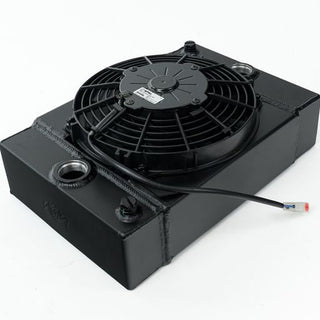 Universal “King Cooler” Drag Race / Tuck Radiator - Black Finish (CSF #7065B)