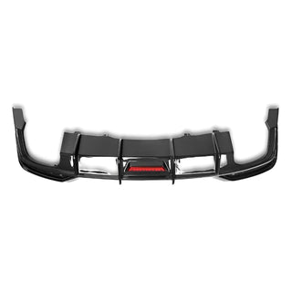 K Style Carbon Fiber Rear Diffuser with Brake Light - Audi B9.5 S5 & A5