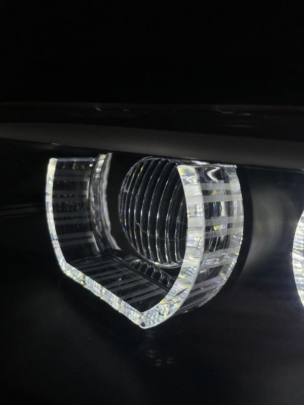 LCI Style Angel Eyes LED Headlights - BMW E92 M3 & 3 Series Pre-LCI