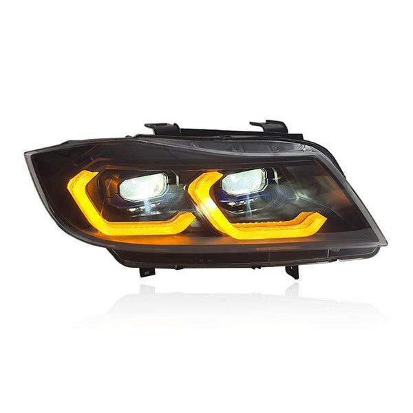 LCI Style LED Headlights - BMW E90 3 Series