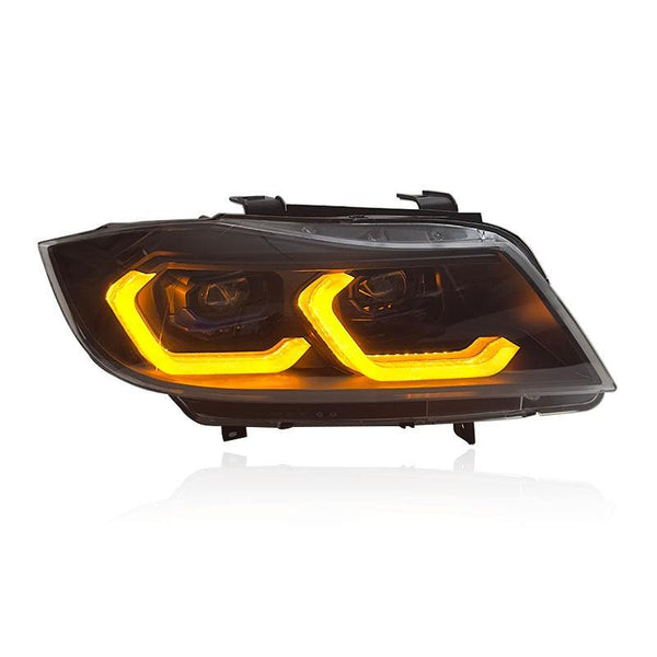 LCI Style LED Headlights - BMW E90 3 Series