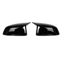 M Style ABS Gloss Black Mirror Cap Set - BMW G06 X6