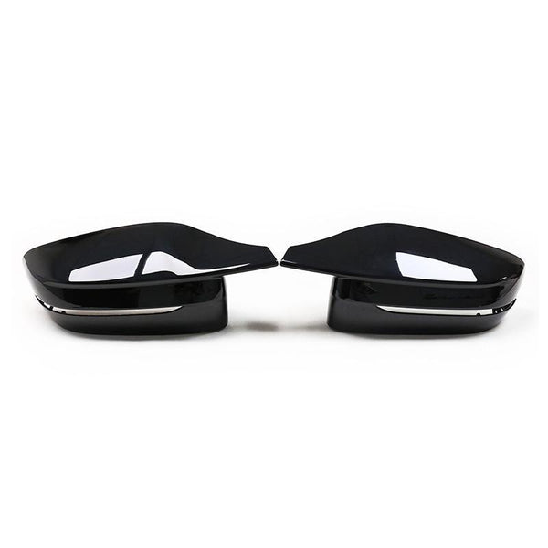 M Style Gloss Black Mirror Cap Set - BMW G Chassis