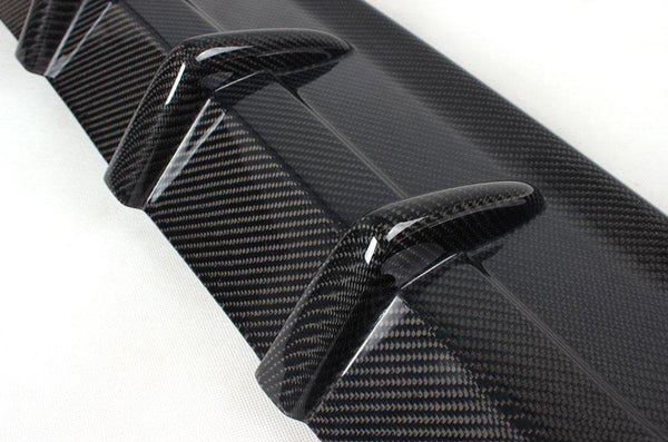 M Tech Carbon Fiber Rear Diffuser w/ Quad Exhaust - BMW E92 / E93 3 Series