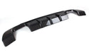 M Tech Carbon Fiber Rear Diffuser w/ Quad Exhaust - BMW E92 / E93 3 Series