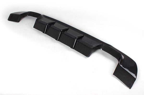 M Tech Carbon Fiber Rear Diffuser w/ Quad Exhaust - BMW E92 / E93 3 Series