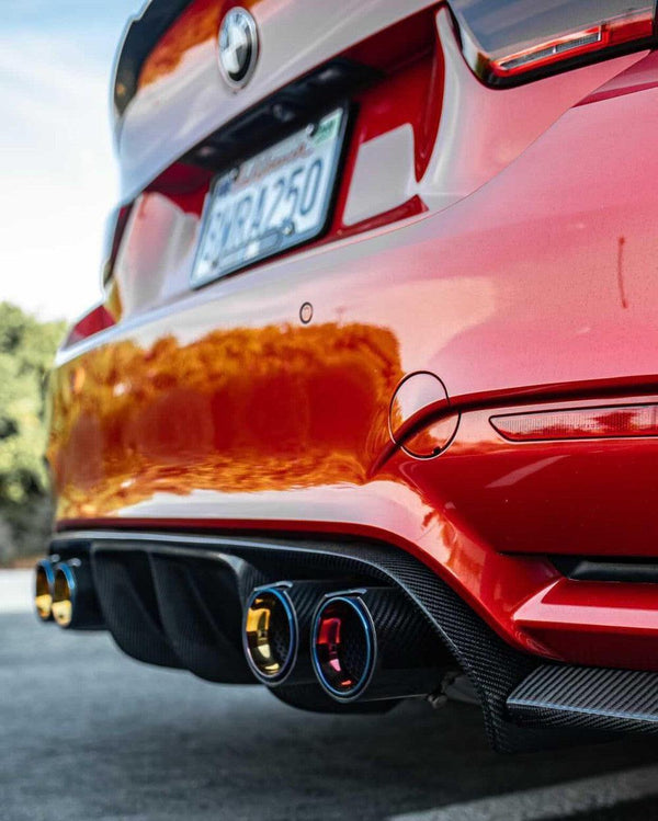 MP Style Carbon Fiber Dual Exhaust Tip