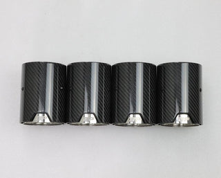 MP Style Carbon Fiber Exhaust Tip Set - BMW F80 M3, F82/F83 M4 & F82 M2