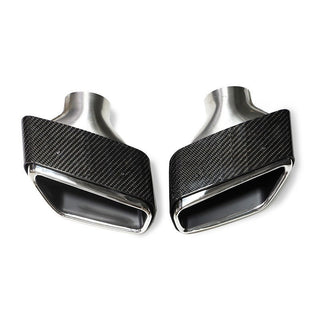 MP Style Carbon Fiber Exhaust Tip Set - BMW G30 5 Series