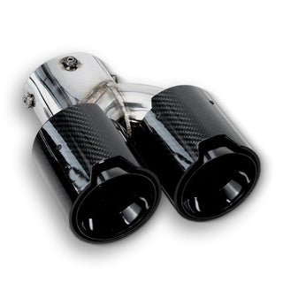 MP Style Carbon Fiber Quad Exhaust Tip Set - BMW G20 3 Series & G22/G23/G26 4 Series