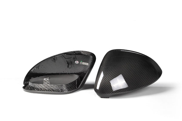 OEM Style Carbon Fiber Mirror Cap Set - Porsche Cayenne 9YA