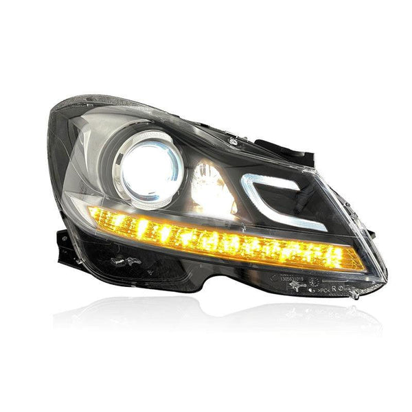 OEM Style LED Headlights - Mercedes Benz W204 C Class LCI