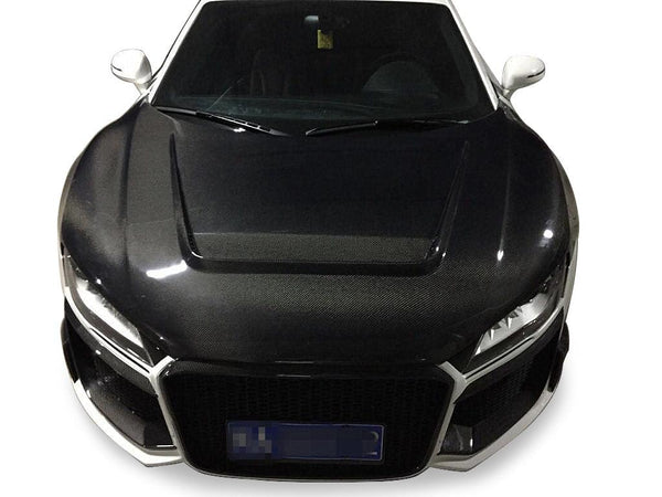 PPI Style Carbon Fiber Front Hood - Audi R8 V10 GEN 1