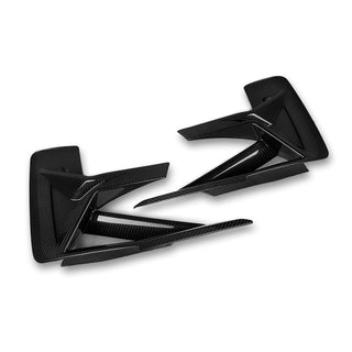 SQ Style Carbon Fiber Front Side Canards - BMW F97 X3M LCI