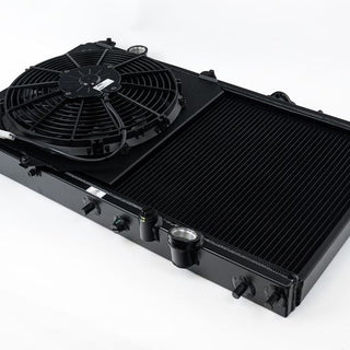 Honda/Acura K-Swap Radiator - Black Finish (CSF #2850KB)