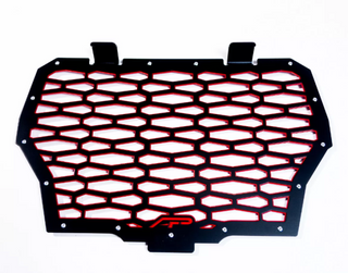 Agency Power 17-19 Polaris RZR XP Turbo Premium Grill - Red